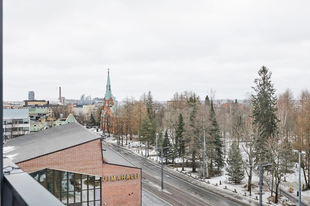Rauhallinen Kolmio Omalla Saunalla Tampereen Keskustassa Zewnętrze zdjęcie
